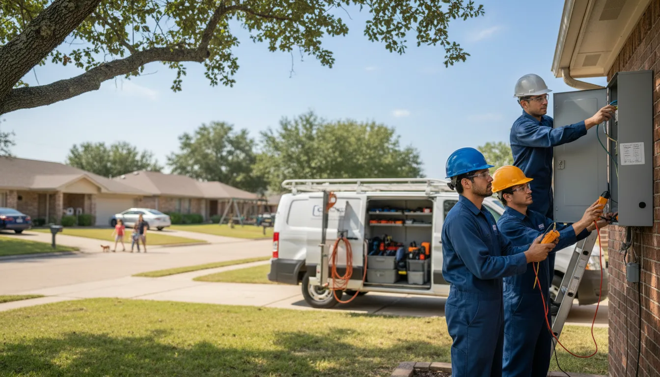 Certified electrician providing emergency electrical services in Hinckley, IL
